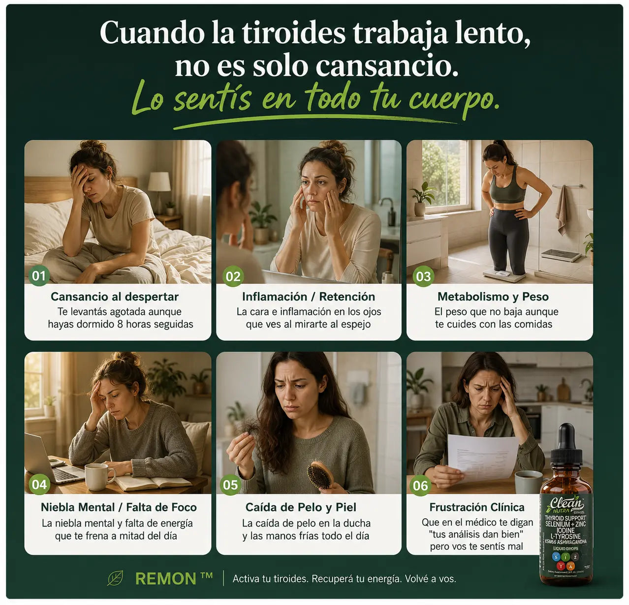 Remon™ | Activa tu tiroides. Recupera tu energia.